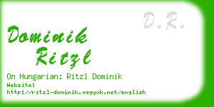 dominik ritzl business card